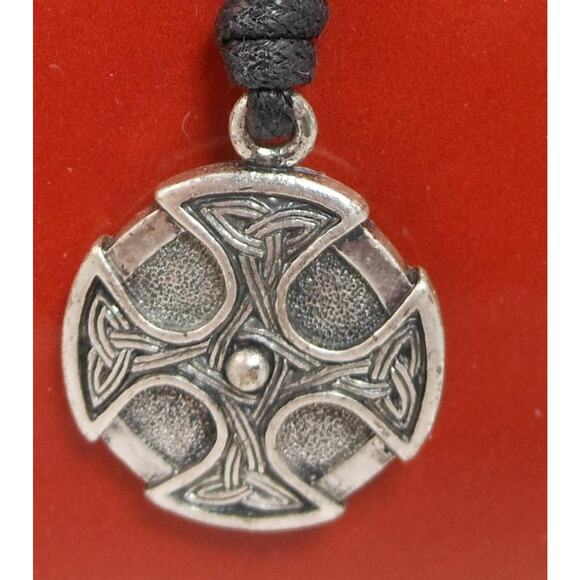 Vintage Celtic Vision Sacred Symbols Cross Necklace Pendant Celtic Symbol-12 - Picture 4 of 10